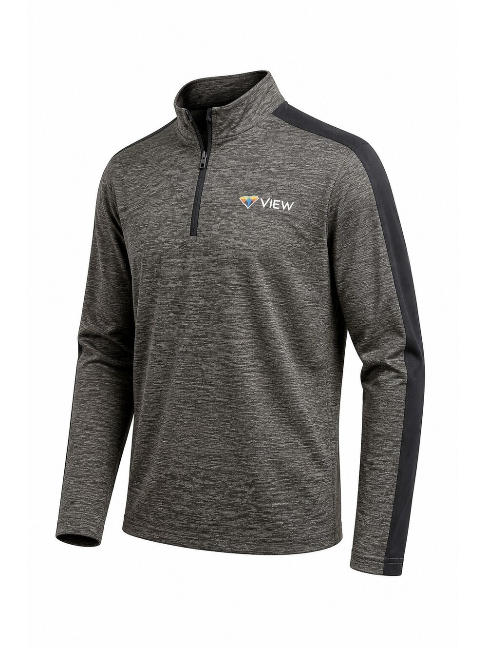 Sport-Tek Men's 4XL Gray and Black Quarter Zip Pullover